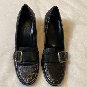 Franco Sarto Studded Block Heels Sz 8.5